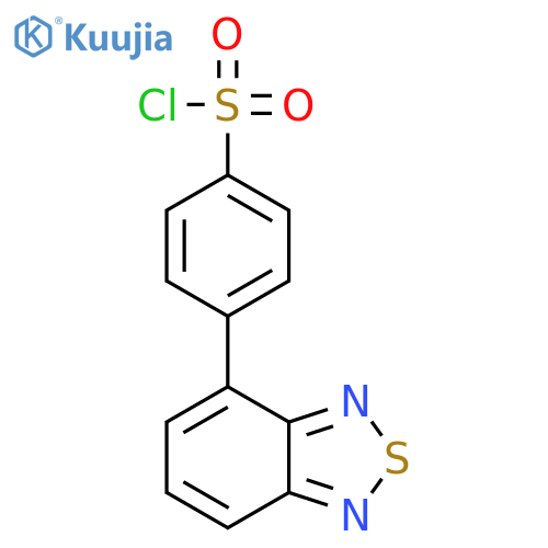 Benzenesulfonyl chloride, 4-(2,1,3-benzothiadiazol-4-yl)- structure