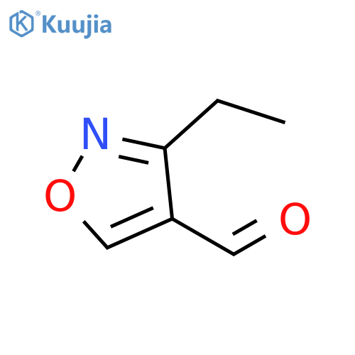 3-ethyl-1,2-oxazole-4-carbaldehyde structure