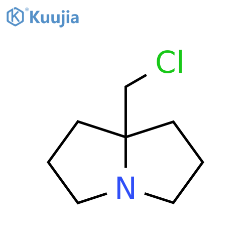 7a-(chloromethyl)-hexahydro-1H-pyrrolizine structure