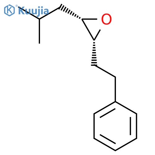 Oxirane, 2-(2-methylpropyl)-3-(2-phenylethyl)-, cis-(±)- structure