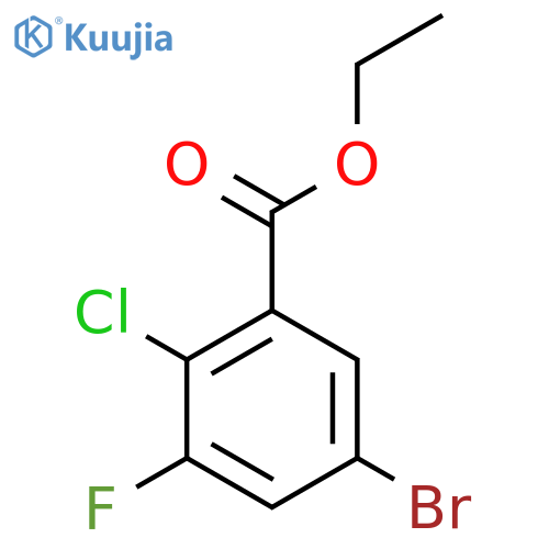 Ethyl 5-bromo-2-chloro-3-fluorobenzoate structure