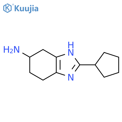 2-cyclopentyl-4,5,6,7-tetrahydro-1H-benzo[d]imidazol-5-amine structure