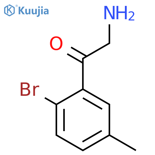 2-amino-1-(2-bromo-5-methylphenyl)ethan-1-one structure