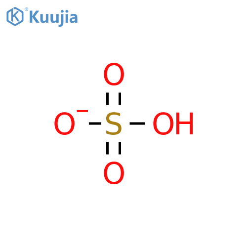 Sulfate, hydrogen(8CI,9CI) structure