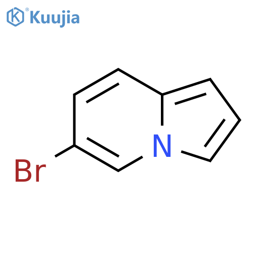 6-Bromo-indolizine structure