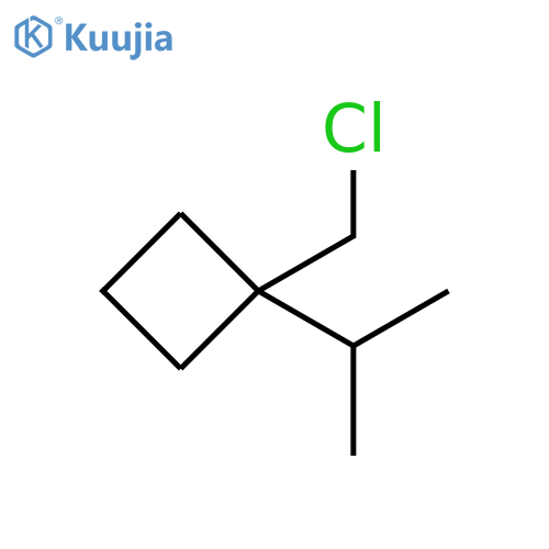 Cyclobutane, 1-(chloromethyl)-1-(1-methylethyl)- structure