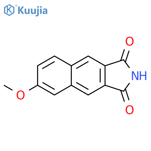1H-Benz[f]isoindole-1,3(2H)-dione, 6-methoxy- structure