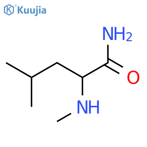 Pentanamide, 4-methyl-2-(methylamino)-, (2S)- structure