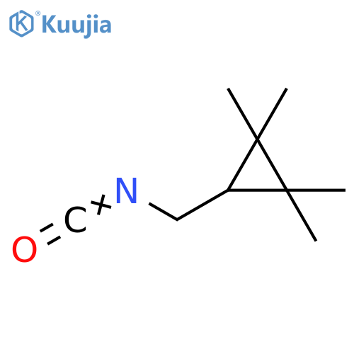 3-(isocyanatomethyl)-1,1,2,2-tetramethylcyclopropane structure