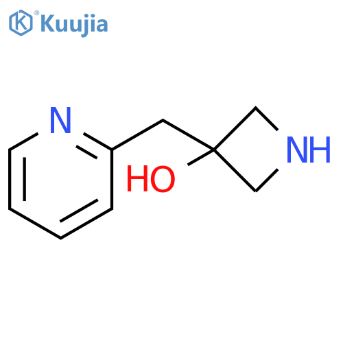 3-[(pyridin-2-yl)methyl]azetidin-3-ol structure