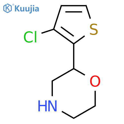 2-(3-Chlorothiophen-2-yl)morpholine structure