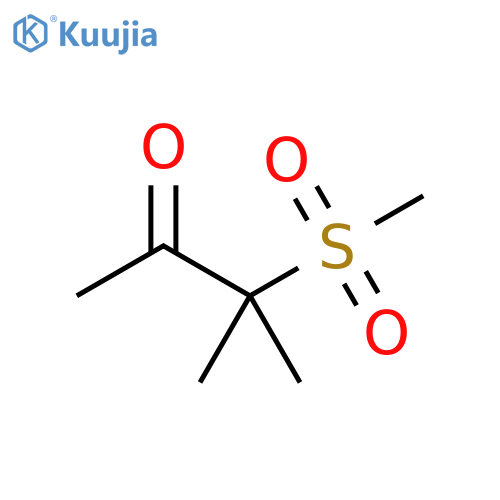 3-METHANESULFONYL-3-METHYLBUTAN-2-ONE structure