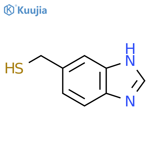 (1H-1,3-benzodiazol-5-yl)methanethiol structure