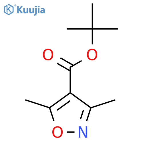 Tert-butyl 3,5-dimethylisoxazole-4-carboxylate structure