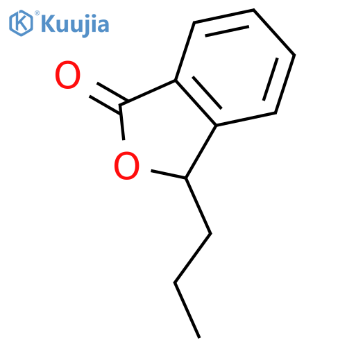 1(3H)-Isobenzofuranone, 3-propyl-, (±)- structure