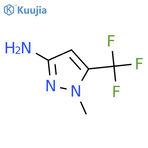 1-Methyl-5-(trifluoromethyl)-1H-pyrazol-3-amine structure