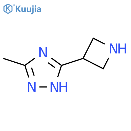 1H-1,2,4-Triazole, 5-(3-azetidinyl)-3-methyl- structure