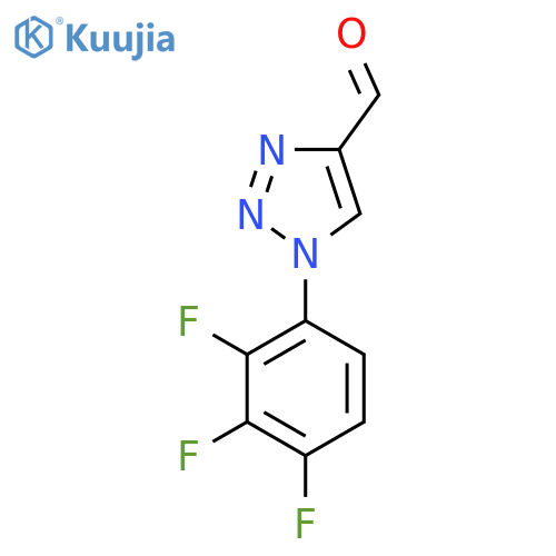 1-(2,3,4-Trifluorophenyl)-1H-1,2,3-triazole-4-carbaldehyde structure