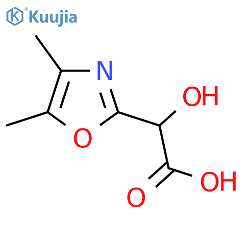 2-(dimethyl-1,3-oxazol-2-yl)-2-hydroxyacetic acid structure