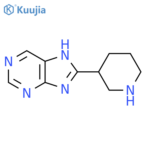 8-(Piperidin-3-yl)-9H-purine structure