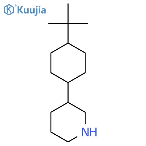 3-(4-tert-Butylcyclohexyl)piperidine structure