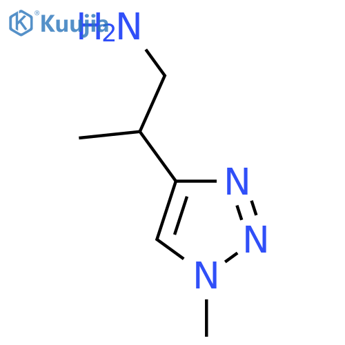 2-(1-methyl-1H-1,2,3-triazol-4-yl)propan-1-amine structure