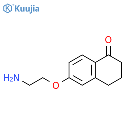 6-(2-aminoethoxy)-1,2,3,4-tetrahydronaphthalen-1-one structure