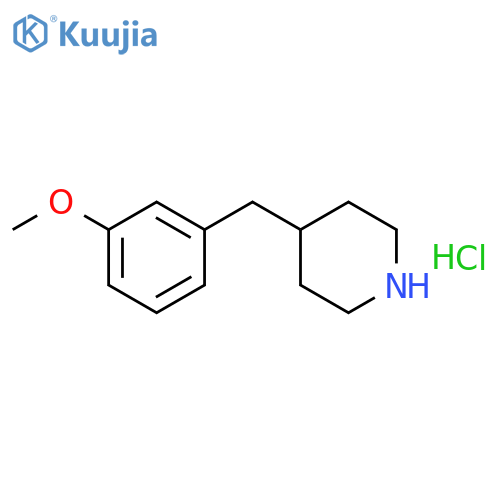 4-(3-Methoxybenzyl)piperidine hydrochloride structure