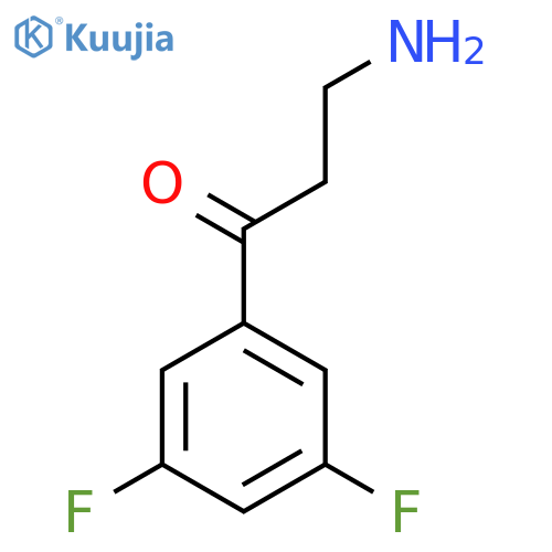 3-amino-1-(3,5-difluorophenyl)propan-1-one structure