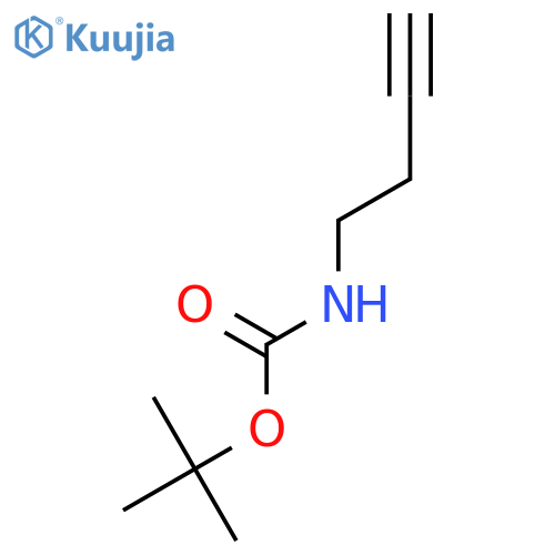 tert-butyl N-but-3-ynylcarbamate structure