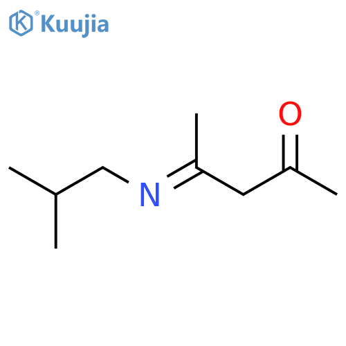 2-Pentanone, 4-[(2-methylpropyl)imino]- structure