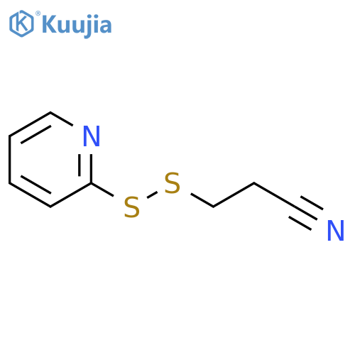 Propanenitrile,3-(2-pyridinyldithio)- structure