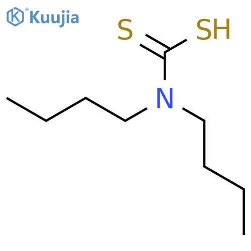 Carbamodithioic acid,N,N-dibutyl- structure