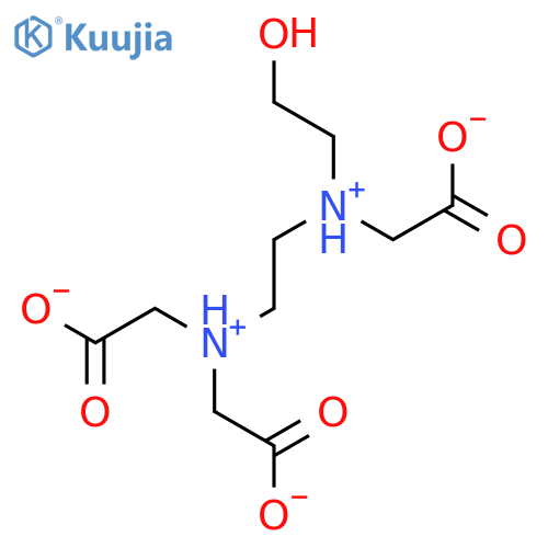 N-(2-Hydroxyethyl)ethylenediaminetriacetic acid structure