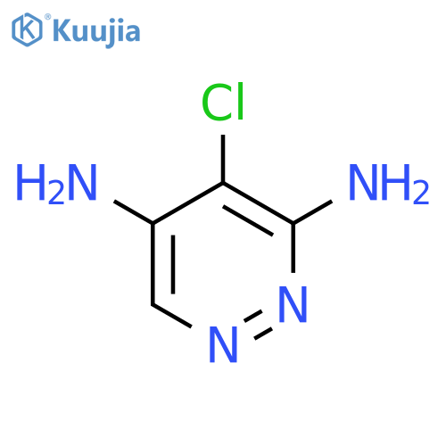 3,5-Pyridazinediamine,4-chloro- structure