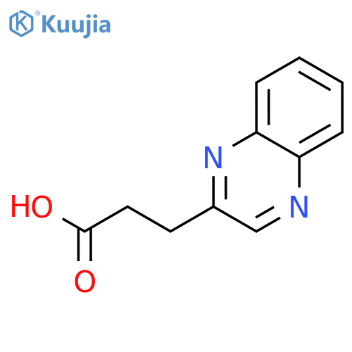 3-Quinoxalin-2-ylpropanoic Acid structure