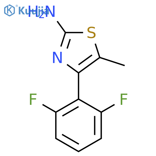 4-(2,6-Difluorophenyl)-5-methylthiazol-2-ylamine structure