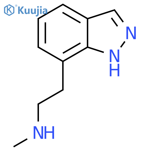 2-(1H-indazol-7-yl)ethyl(methyl)amine structure