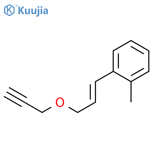 Benzene, 1-methyl-2-[(1E)-3-(2-propyn-1-yloxy)-1-propen-1-yl]- structure
