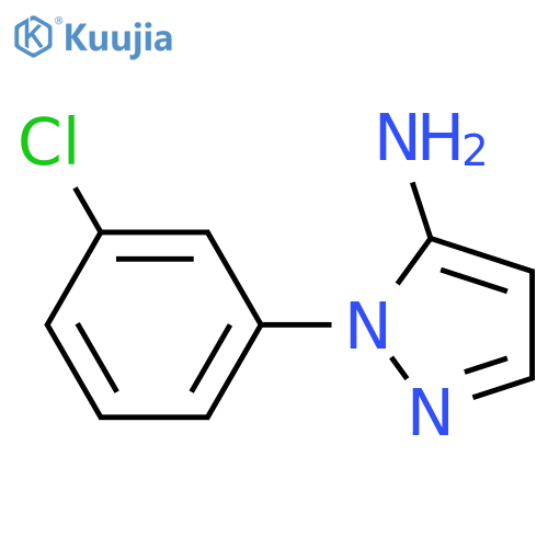 1-(3-chlorophenyl)-1H-pyrazol-5-amine structure
