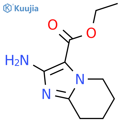 2-amino-5,6,7,8-tetrahydro-Imidazo[1,2-a]pyridine-3-carboxylic acid ethyl ester structure