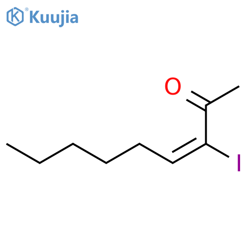 3-Nonen-2-one, 3-iodo-, (E)- structure