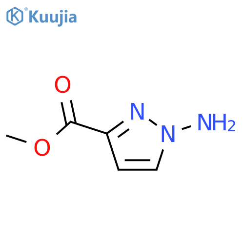 1H-Pyrazole-3-carboxylicacid, 1-amino-, methyl ester structure