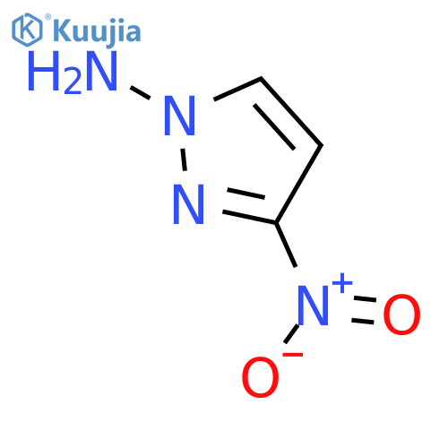1H-Pyrazol-1-amine,3-nitro- structure