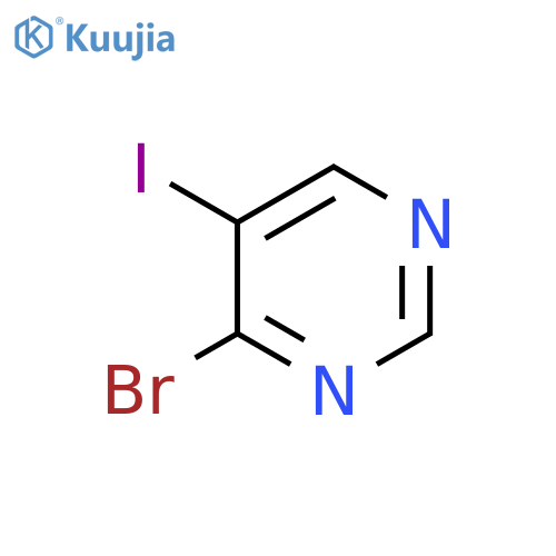 4-Bromo-5-iodopyrimidine structure