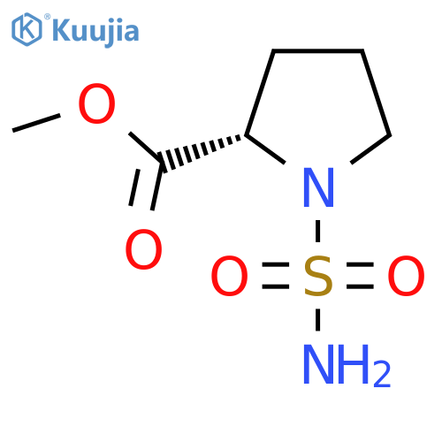methyl (2S)-1-sulfamoylpyrrolidine-2-carboxylate structure