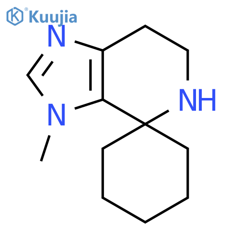 3'-methyl-3',5',6',7'-tetrahydrospirocyclohexane-1,4'-imidazo4,5-cpyridine structure