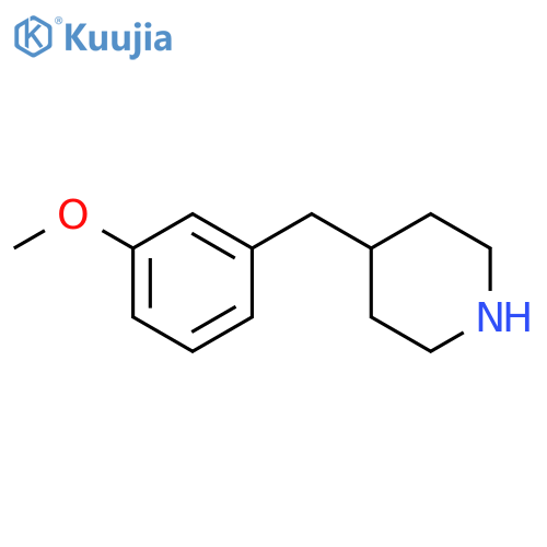 4-(3-Methoxybenzyl)piperidine structure
