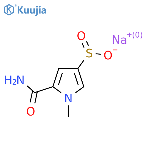 Sodium 5-carbamoyl-1-methyl-1h-pyrrole-3-sulfinate structure