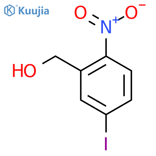 Benzenemethanol, 5-iodo-2-nitro- structure